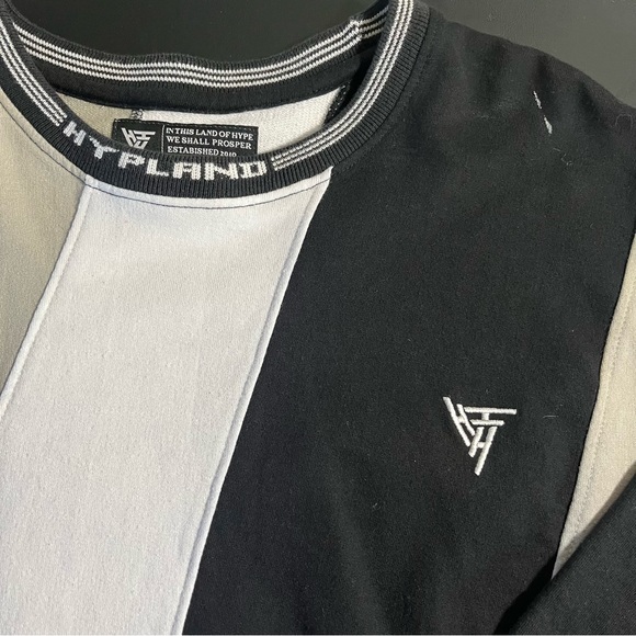 Hypland Worldwide Mens Sweater Multicolor Pullover Crewneck Sz XL - Picture 5 of 8